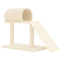Produktbild von Syfax Kratzbaum für Katzen mit Tunnel und Rampe in Creme 55,5 cm