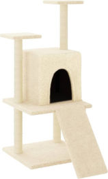 Syfax Kratzbaum mit Sisal-Kratzsäulen in Creme 110 cm – Bild 1 von 1