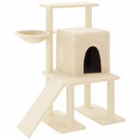 Produktbild von Syfax Kratzbaum mit Sisal-Kratzsäulen in Creme 96,5 cm