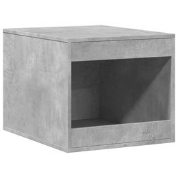 Syfax Möbel-Toilette für Katzen aus Holz in Betongrau 47x59x42 cm – Bild 1 von 3