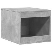 Produktbild von Syfax Möbel-Toilette für Katzen aus Holz in Betongrau 47x59x42 cm