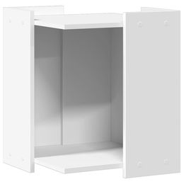 Syfax Möbel-Toilette für Katzen aus Holz in Weiß 42x42x51 cm – Bild 1 von 1
