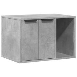 Syfax Möbel-Toilette für Katzen in Betongrau aus Holzwerkstoff mit Sisal und Polyester – Bild 1 von 2