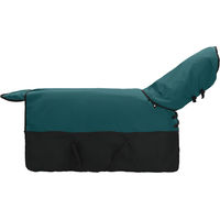 Produktbild von Syfax Pferdedecke Dunkelgrün und Schwarz aus Polyester 135 cm