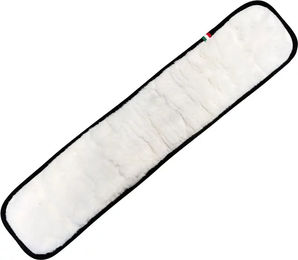 Produktbild von Synthetischer Sattelgurt-Schoner Umbria Equitazione Western aus Fleece in Weiß