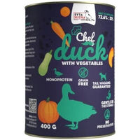 Produktbild von SYTA MICHA Chef Nassfutter Ente Monoprotein Getreidefrei für Hunde Adult 400 g