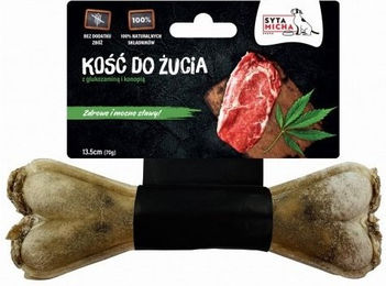 Syta Micha Hundekauknochen Rind mit hohem Fleischanteil zur Zahnpflege 13,5 cm – Bild 1 von 10