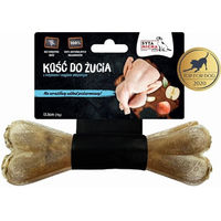 Produktbild von SYTA MICHA Kauknochen mit Pute und Aktivkohle für Hunde mit empfindlicher Verdauung 13,5 cm