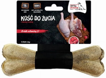 Produktbild von SYTA MICHA Kauspielzeug Leder Kauknochen für Hunde Braun 210g