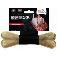 Produktbild von SYTA MICHA Kauspielzeug Leder Kauknochen für Hunde Braun 210g