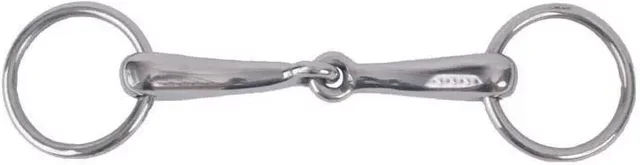 Produktbild von T de T 2-Ring-Gebiss für Pferde aus Edelstahl in Silber
