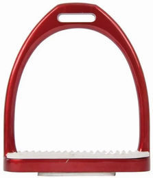 T de T Aluminium-Sattel mit Etrier in Rot – Bild 1 von 2