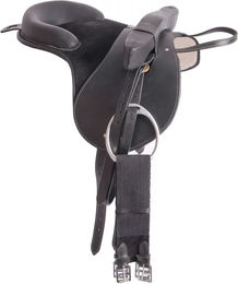 Produktbild von T de T Bardette-Reitsattel aus Leder in Schwarz oder Weiß Größe L