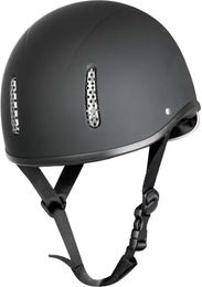 Produktbild von T de T Cross-Reithelm Unisex Schwarz 52 cm CE TÜV zertifiziert