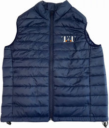 Produktbild von T de T Daunenweste für Damen zum Reiten in Blau Größe M