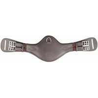 Produktbild von T de T Dressurgurt aus Leder für Pferde in Braun 65 cm