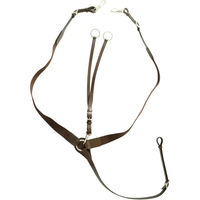 Produktbild von T de T Elastisches Jagdhalsband für Pferde aus Leder in Braun