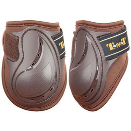 T de T Gamaschen Streichkappen Design Braun Größe L für Warmblut – Bild 1 von 3