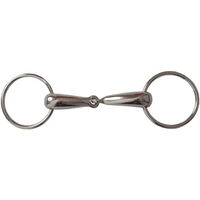 Produktbild von T de T Gebiss mit 2 Ringen für Pferde große Kanonen in Silber aus Metall