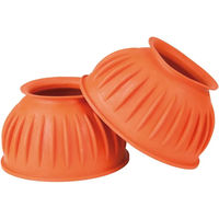 Produktbild von T de T Geschlossene Hufglocken aus Gummi Orange Größe L
