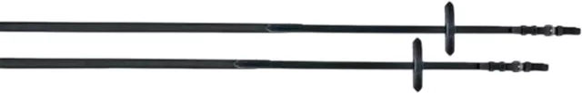 Produktbild von T de T Glatte Zügel für Pferde Super Grip Schwarz