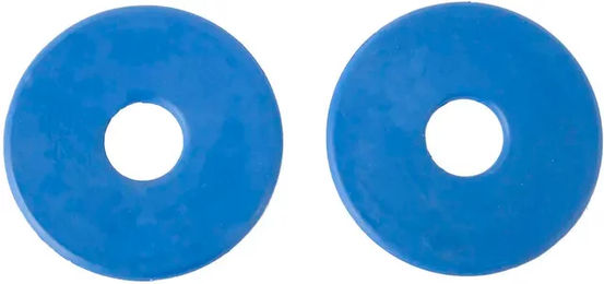 T de T Glocken Gebissscheiben aus Gummi Blau – Bild 1 von 1