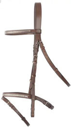 Produktbild von T de T Goya Leder Zaumzeug für Vollblut Pferde in Schwarz Weiß oder Braun