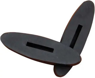T de T Gummi Stopper Schwarz für Pferde Trensen und Gebisse – Bild 1 von 1