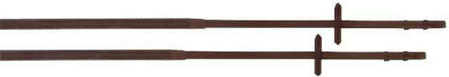T de T Gummizügel aus Leder in Braun – Bild 1 von 1