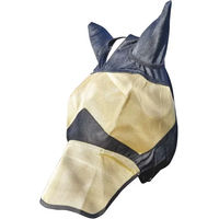 Produktbild von T de T Integrale Weidepferd Fliegenhaube Schwarz oder Beige Größe M