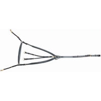 Produktbild von T de T Jagdhalsband für Brückenpferde aus Leder in Schwarz