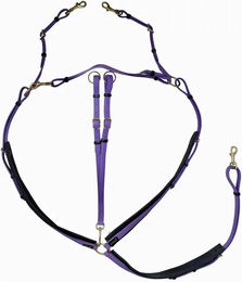 Produktbild von T de T Jagdhalsband für Pferde aus Kunstleder in Lila