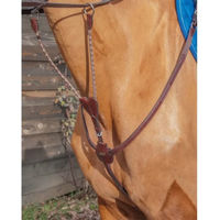 Produktbild von T de T Jagdhalsband für Pferde aus Leder in Braun