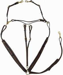 Produktbild von T de T Jagdhalsband für Pferde aus Leder in Braun