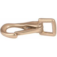 Produktbild von T de T Karabiner für Pferde mit Zunge aus Metall in Gold oder Gelb