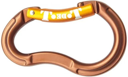 Produktbild von T de T Karabinerhaken für Pferde aus Aluminium in Braun oder Orange