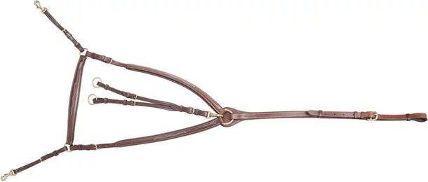 Produktbild von T de T Leder Vorderzeug für Pony in Braun