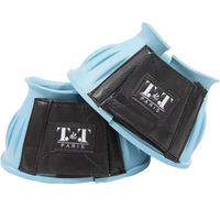 Produktbild von T de T Offene Hufglocken mit Klettverschluss aus Gummi Blau XL
