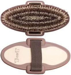 Produktbild von T de T Pferdebürste aus Nylon in Braun zur Fellpflege