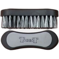 Produktbild von T de T Pferdebürste zweifarbig Schwarz/Grau 12,2x4 cm