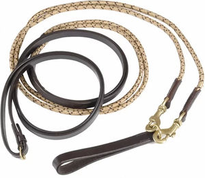 Produktbild von T de T Pferdezügel aus Leder in Schwarz oder Braun