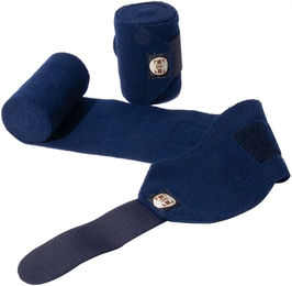 Produktbild von T de T Polobänder Gamaschen aus Fleece in Blau für Pferde