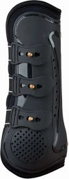 Produktbild von T de T Proteck Compet Gamaschen für Pferde aus Neopren Schwarz Größe M