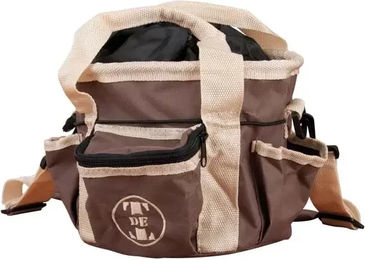 Produktbild von T de T Putztasche aus Stoff für Sattelzubehör in Braun Größe S