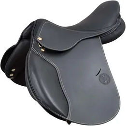 Produktbild von T de T Quercy Gemischter Reitsattel aus Leder in Schwarz