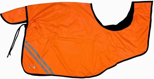 Produktbild von T de T Reflektierende Fleece-Nierendecke für Pferde in Orange