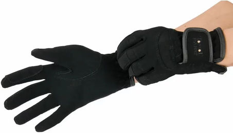 Produktbild von T de T Reit-Handschuhe aus Leder für Unisex in Schwarz Größe L