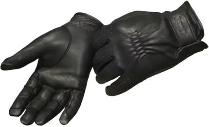 T de T Reithandschuhe aus Wildleder in Schwarz für Unisex wasserabweisend – Bild 1 von 1