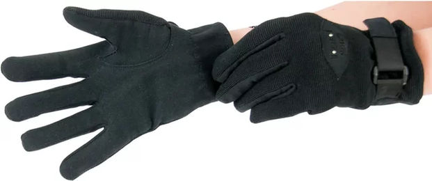 Produktbild von T de T Reithandschuhe Winter für Kinder aus Kunstleder Schwarz