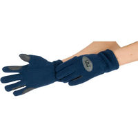 Produktbild von T de T Riding Fleece-Reithandschuhe für Kinder in Blau für den Winter